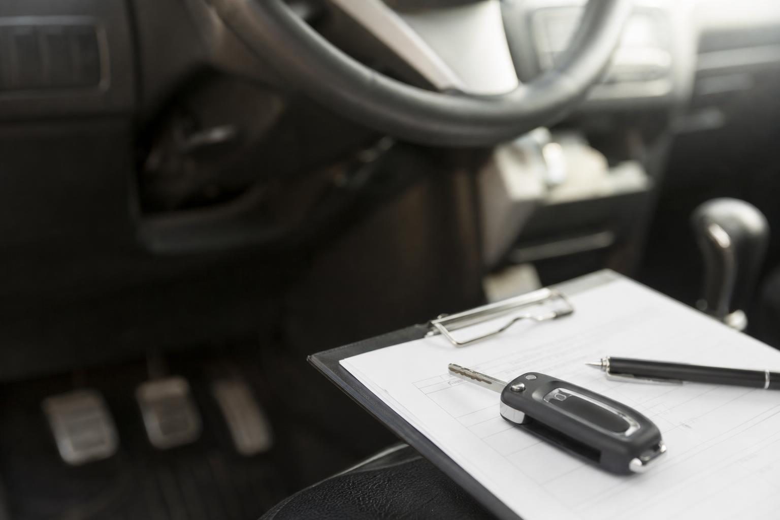 Detaliu reprezentativ din interiorul școlii Auto Denisal