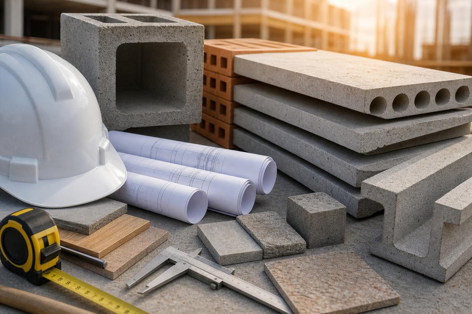Materiale și scule folosite de TERRAMAR STONE pentru turnarea prefabricatelor din beton