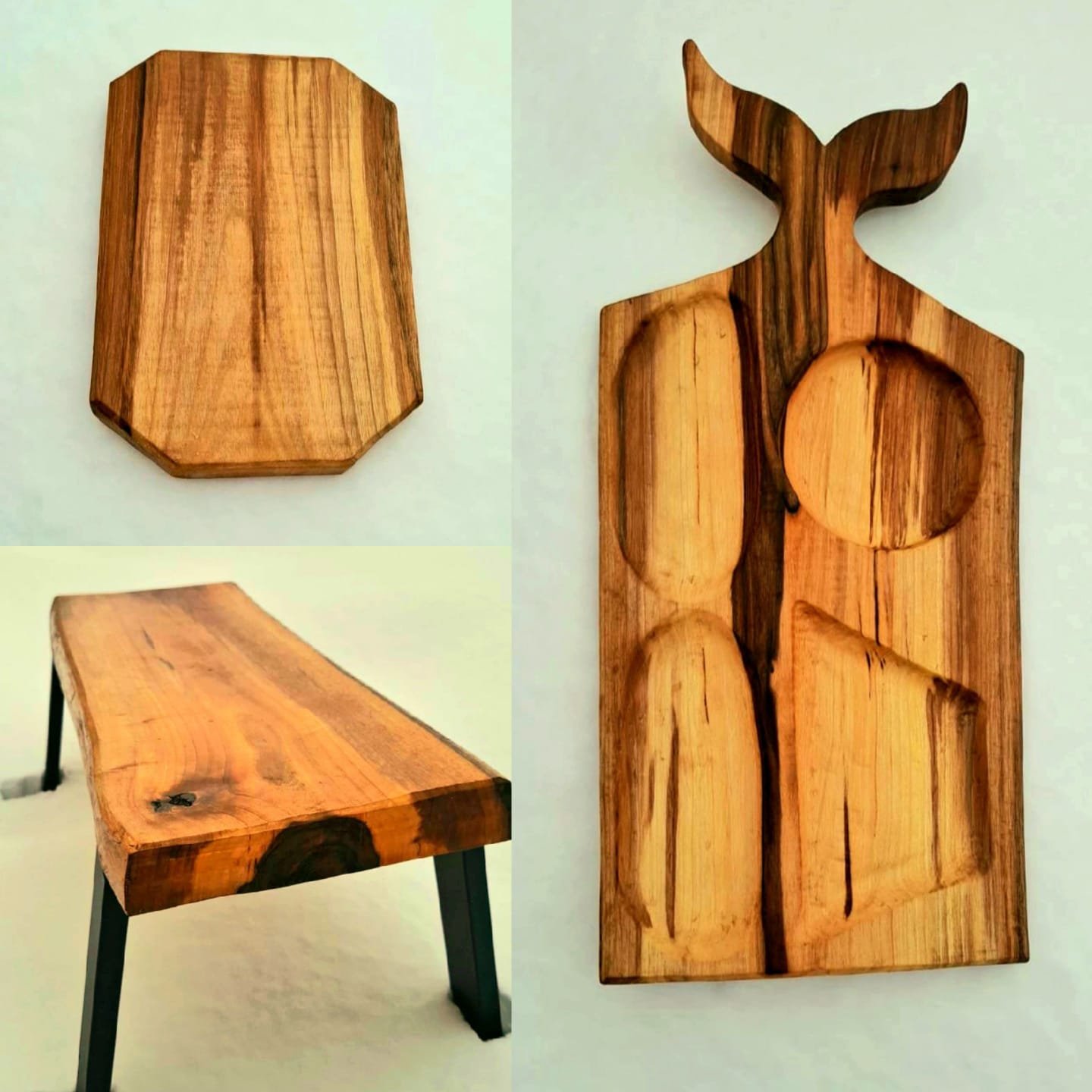 Piesă de mobilier unicat, lemn masiv, atelier Castău