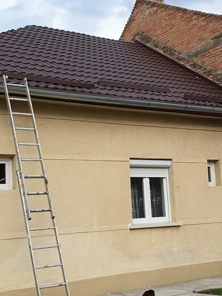 Acoperiș casă finalizat, vedere de ansamblu