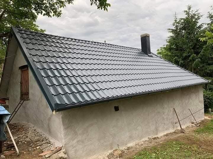 Detaliu structură lemn acoperiș