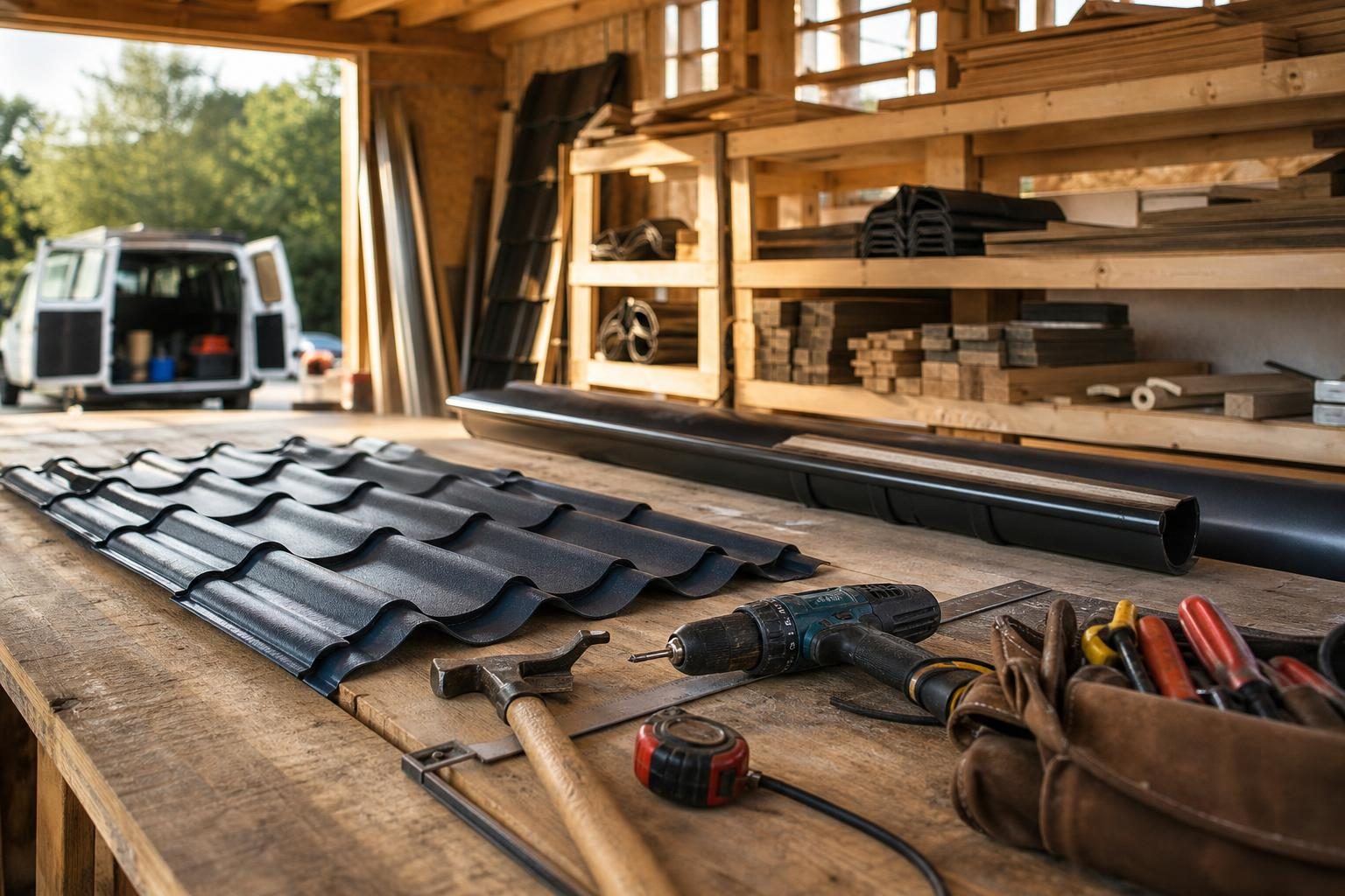 Casă cu acoperiș nou montat de Roofmaster
