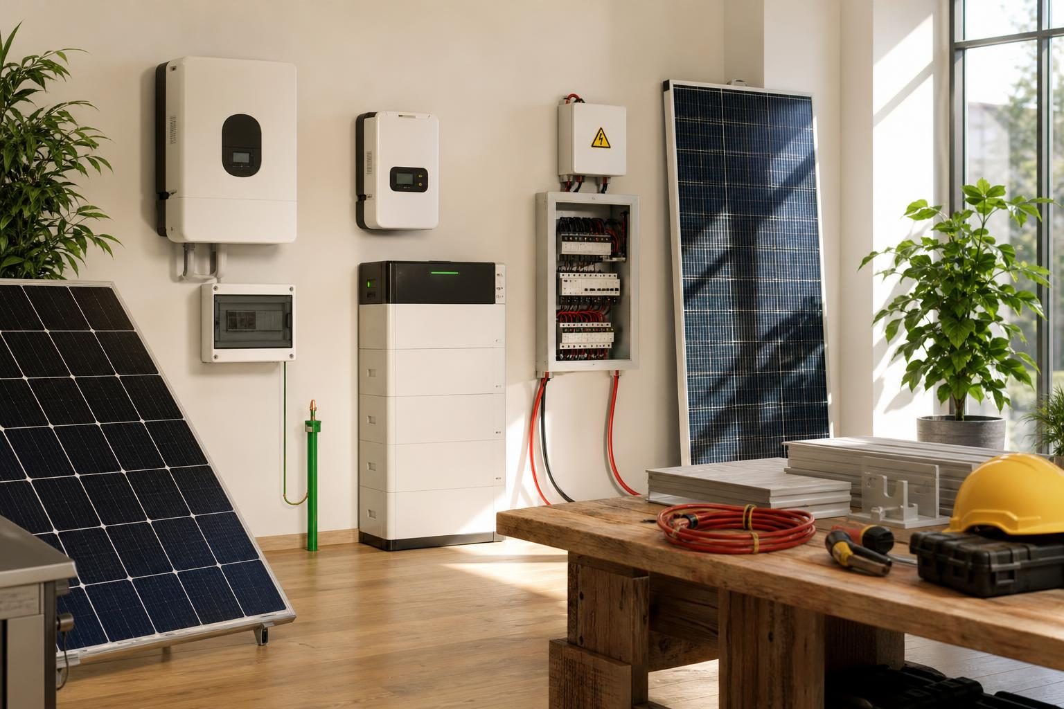 Sistem de panouri fotovoltaice montat de Green Watt Social pe acoperiș, Craiova