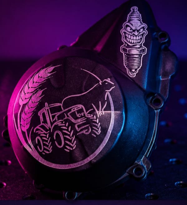 Placă decorativă turcoaz, ediție specială Engraved