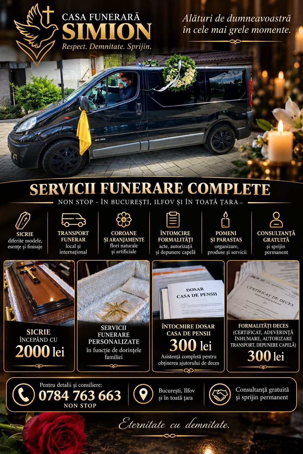 Pregătiri pentru o ceremonie funerară